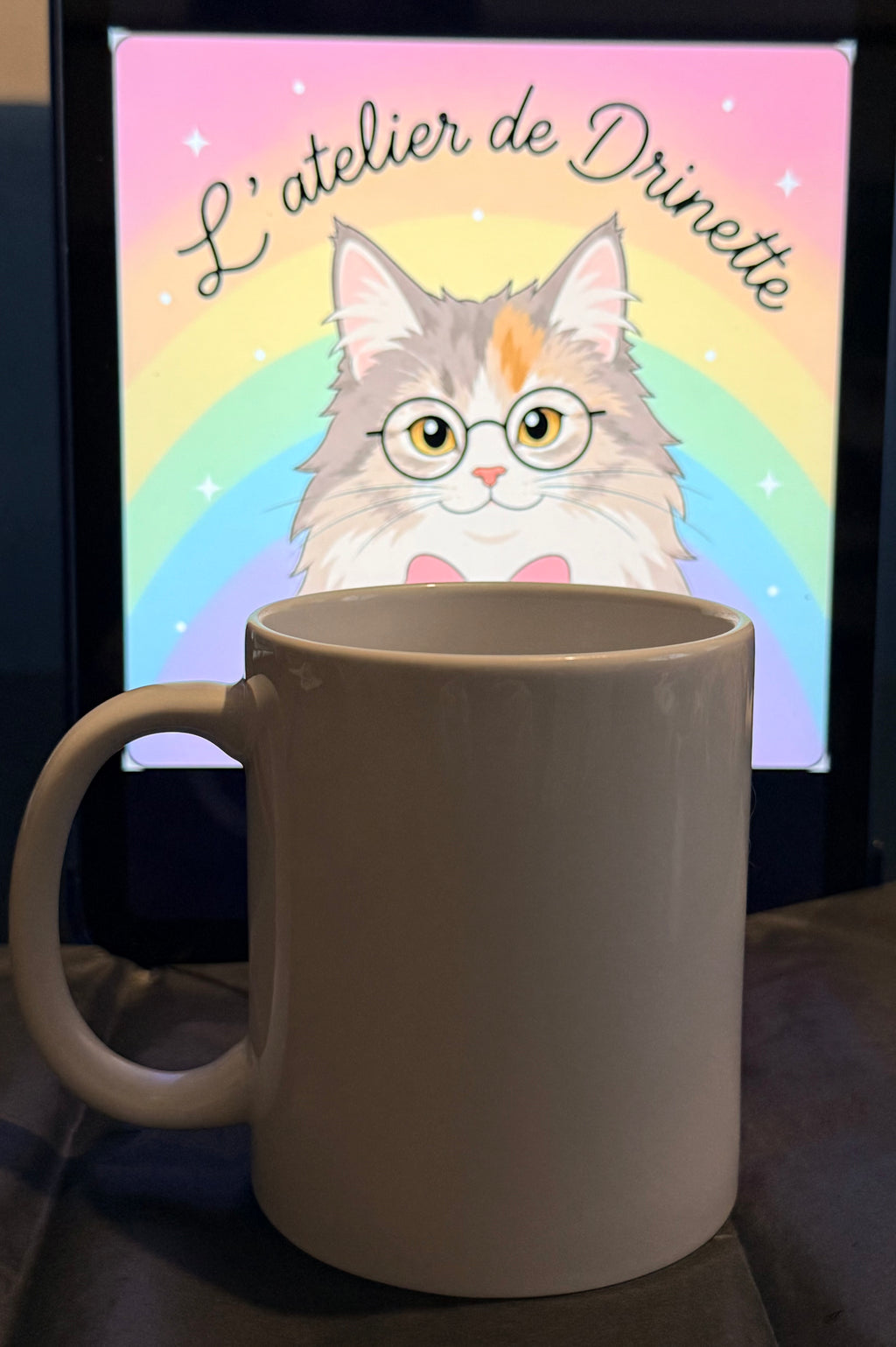 Mug blanc personnalisable – 330 ml