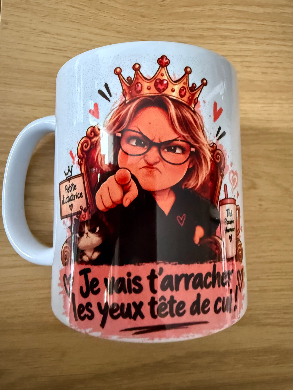 Mug blanc personnalisable – 330 ml